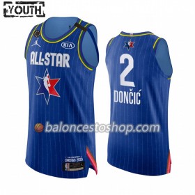 Camiseta Niños NBA Dallas Mavericks Luka Dončić 2 2020 All-Star Jordan Brand Kobe Forever Azul Swingman